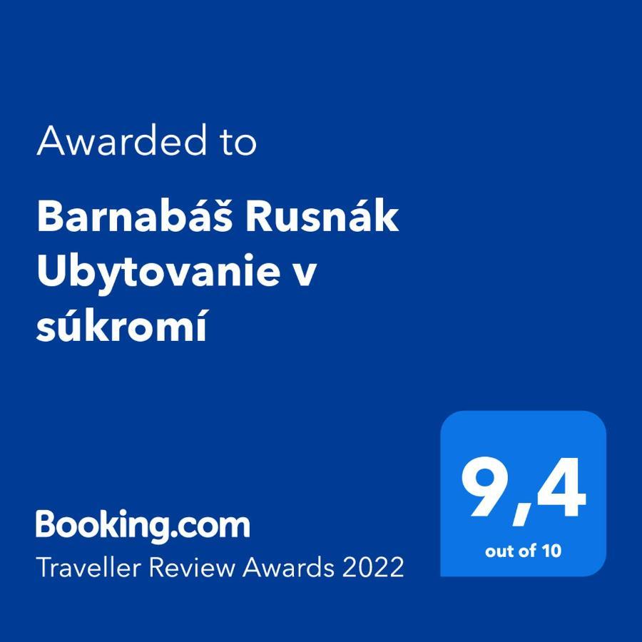 Barnabas Rusnak Ubytovanie V Sukromi Mucin エクステリア 写真